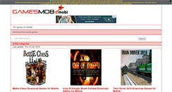 Desktop Screenshot of gamesmob.mobi