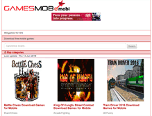 Tablet Screenshot of gamesmob.mobi